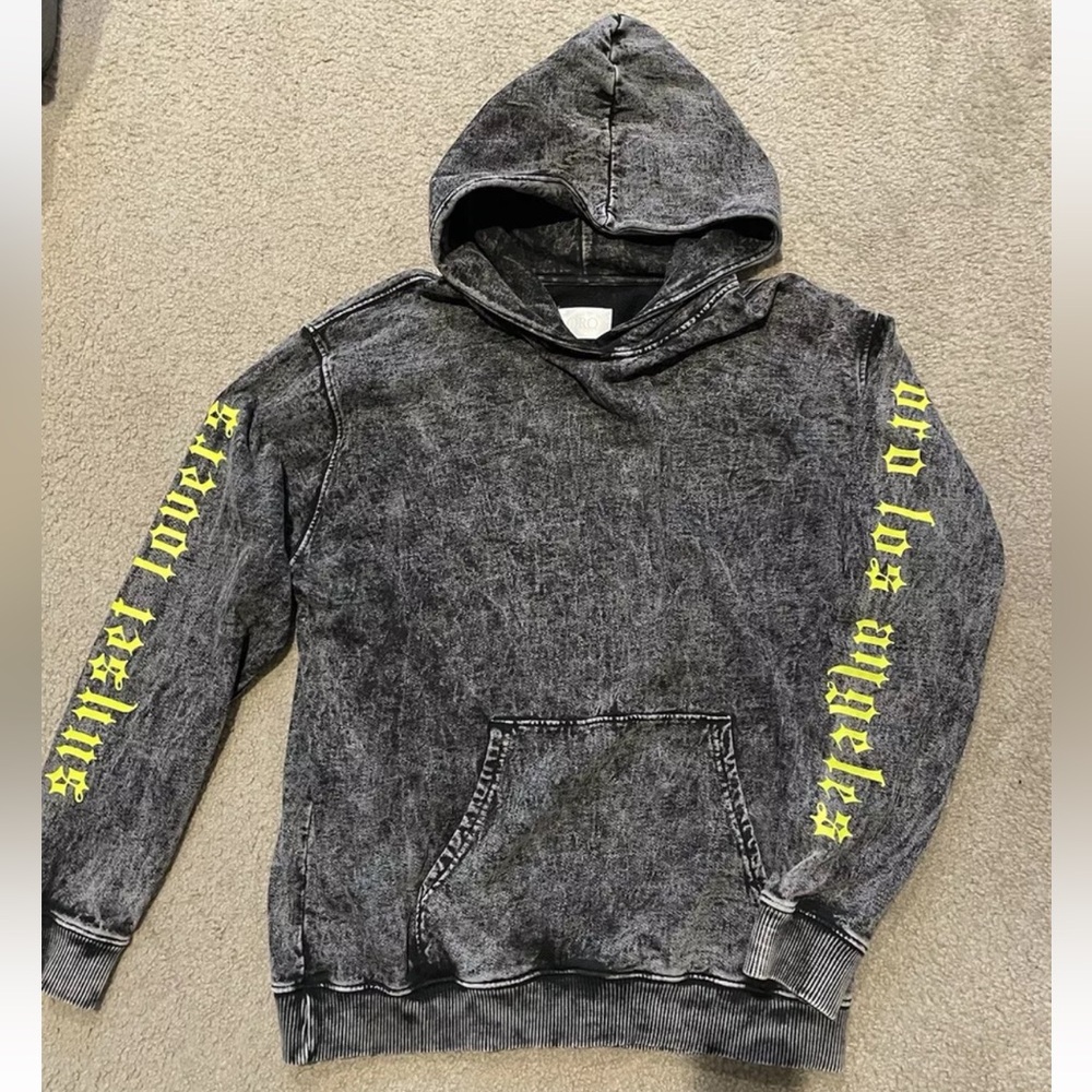 Oro Los Angeles Men’s Sunset Lovers Oversized Hoodie Sweatshirt L